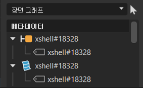 장면 그래프 아이콘