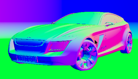 카메라 노멀 렌더 패스