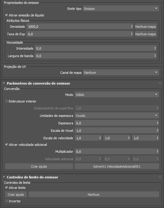 3ds Max 2024 Ajuda, Propriedades do tecido