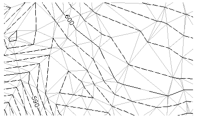 Triangulação de um quadrado em AutoCAD, CAD (33.6 KB)