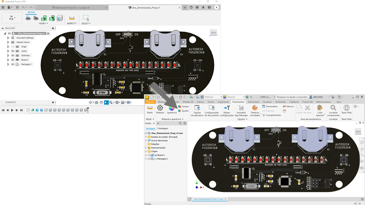 Me Ajudem - Aplicação de Aparência na peça - Autodesk Community - Fusion 360