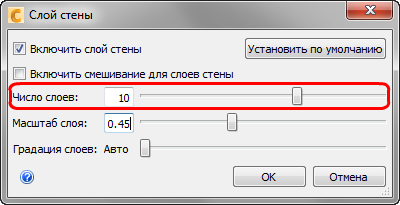 число слоев