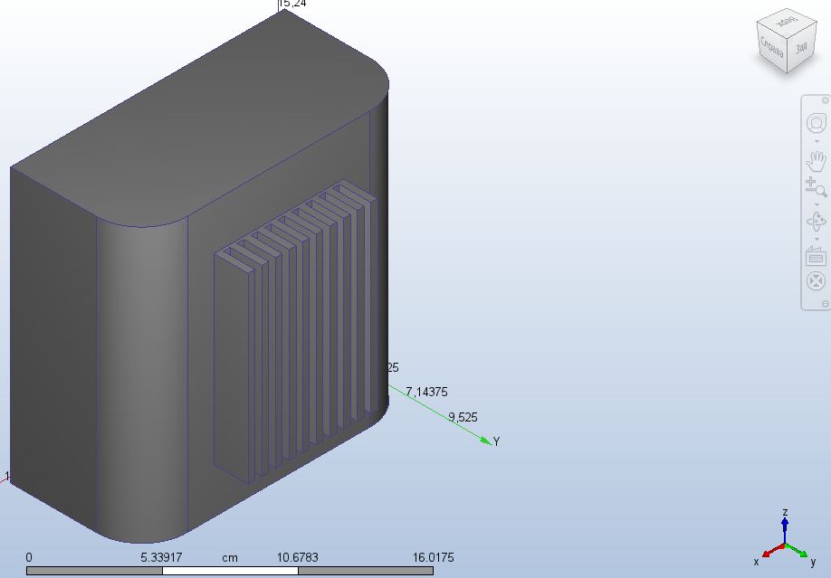 вид корпуса сверху