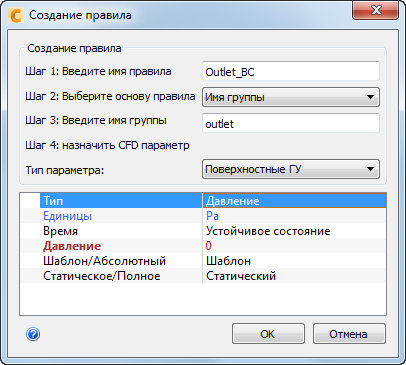 правило давления