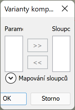 varianty komponenty dříve