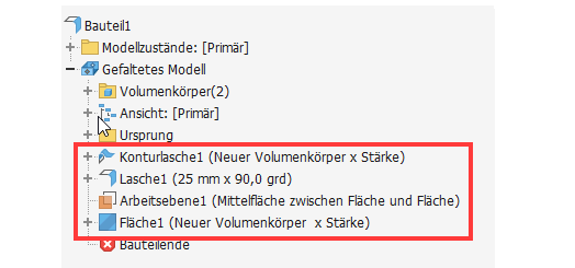 Metadaten der Markierungskarte