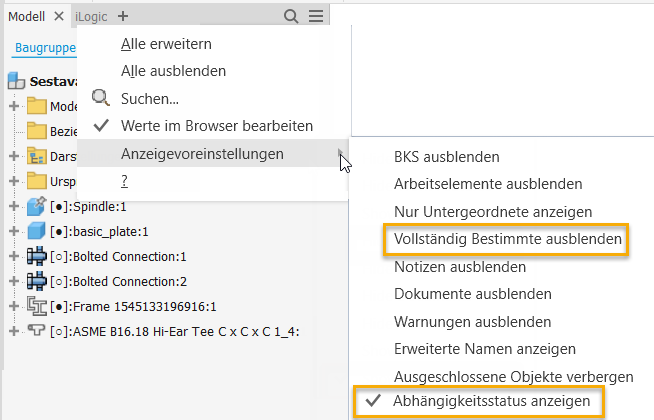 Metadaten der Markierungskarte