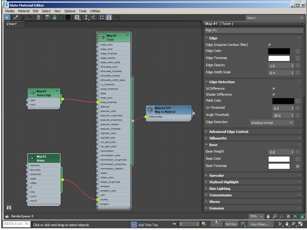 3ds Max 2025 Help Toon Shading a Building Autodesk