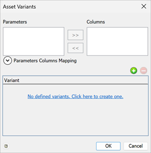 asset variants after