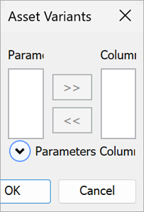 asset variants before