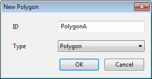 Create New Polygon dialog