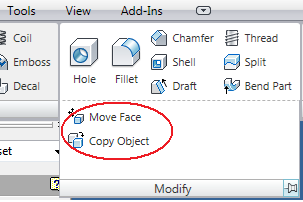 Control Panel Ribbon RibbonPanel Object