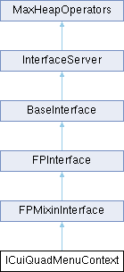 3ds Max C++ API Reference: ICuiQuadMenuContext Class Reference