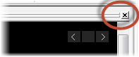 close button