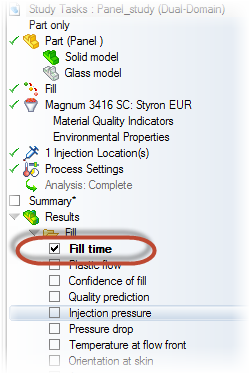 fill time result