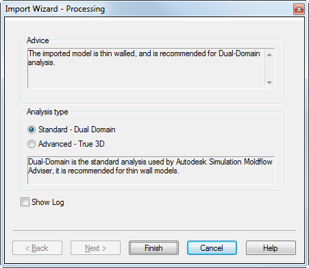 wizard processing page
