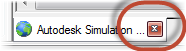 close button