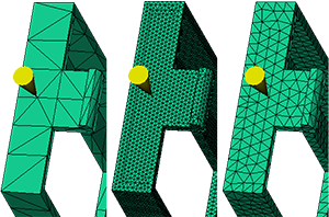inspect mesh size