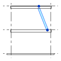 Place a Slanted Structural Column