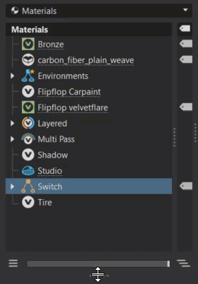 Drag to show tags
