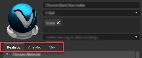 Tabs along the top