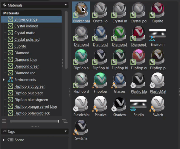 Selecting Select by Environment
