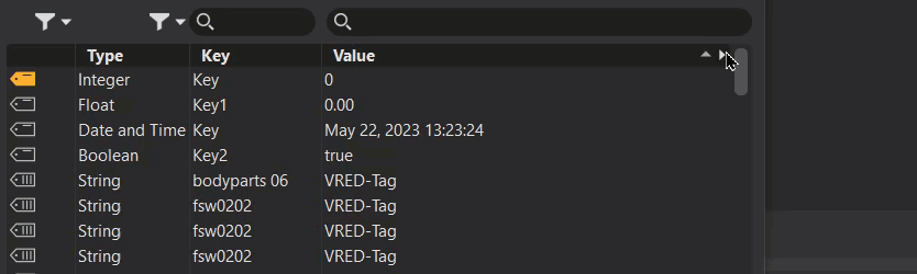 Metadata Table