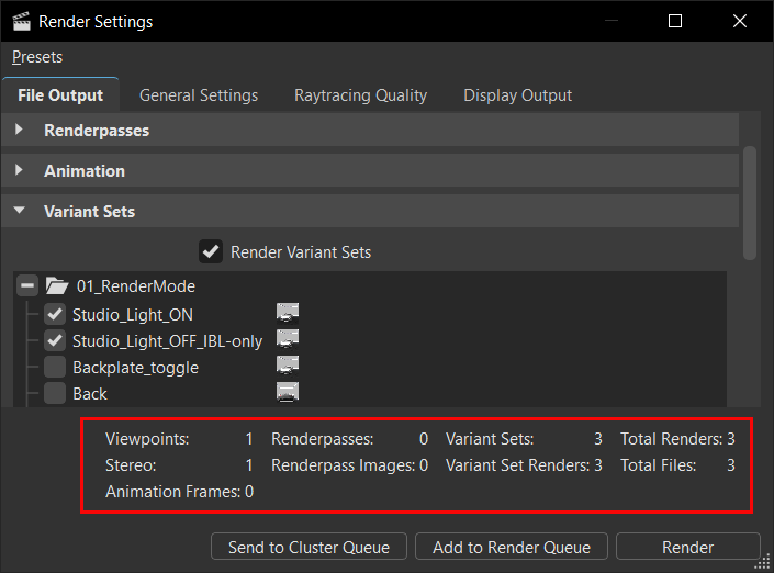 Render Summary