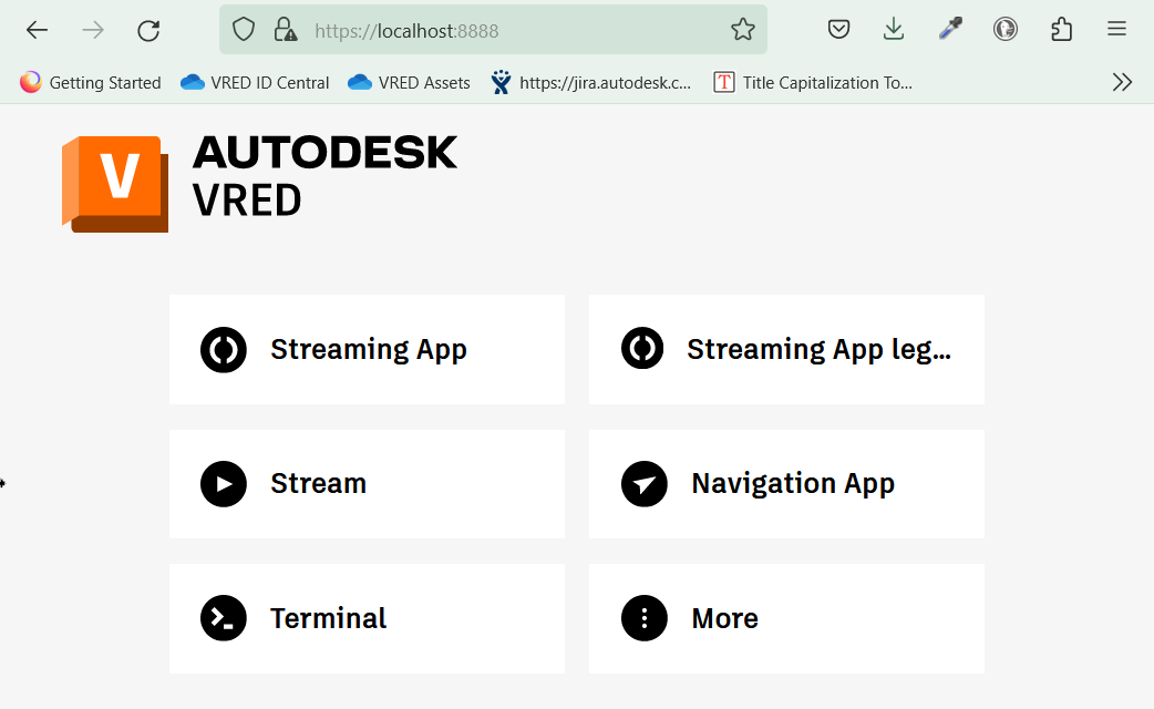 Autodesk Web Interface