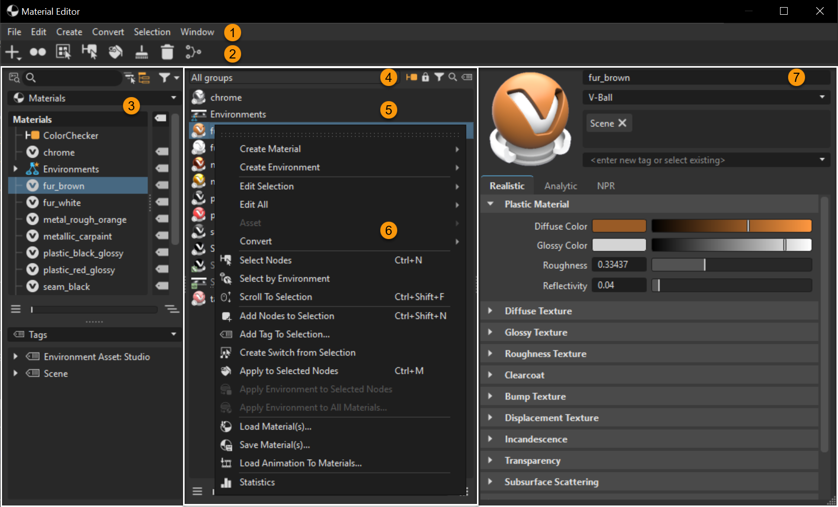 Material Editor