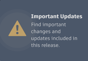 Important Updates