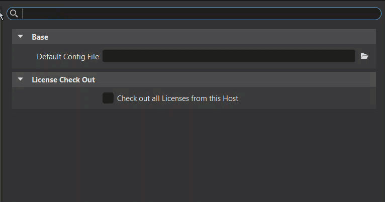 Search result appears in bold