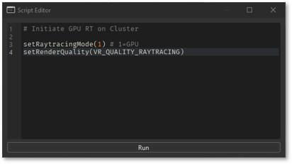VRED Core Offline Rendering