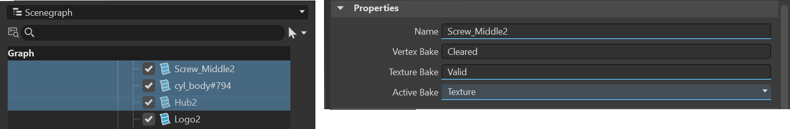 Multiple things are selected