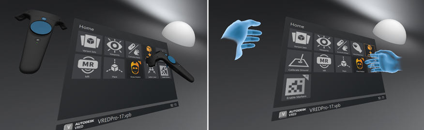 Controllers and hands in 2025.1