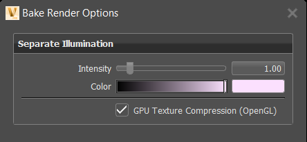 Separate Illumination Options