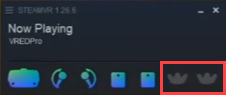 Image of the controllers in the VR UI