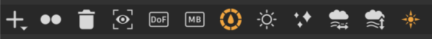 Camera Editor QuickActions Bar
