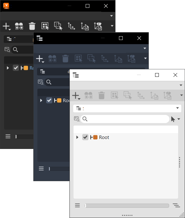 All Three Color themes