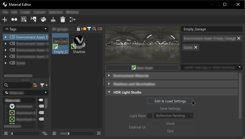 Edit & Load Settings