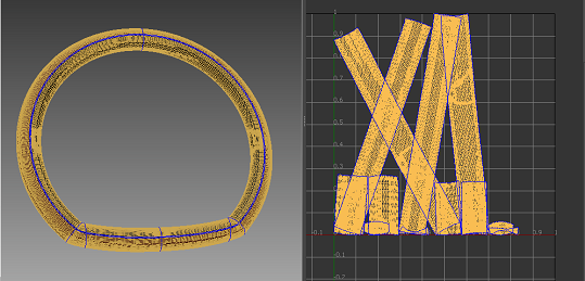 unit UV space after unfolding