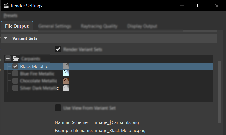 Used naming conventions