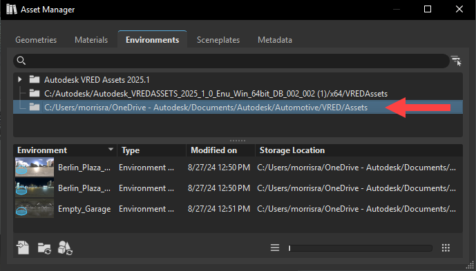 Added Network Asset Library