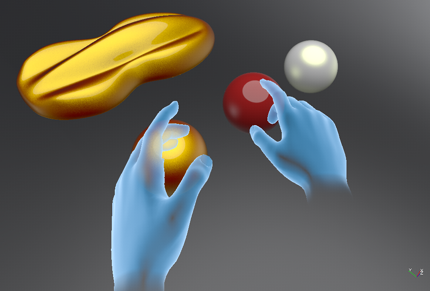 VR hands