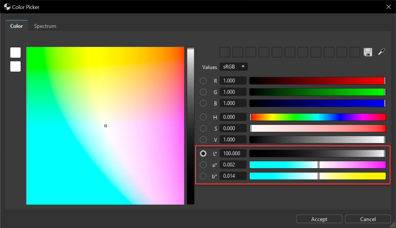 Choosing a Color