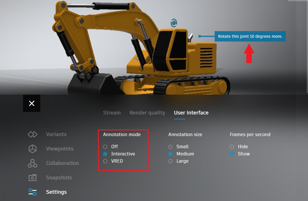 Interactive Annotations