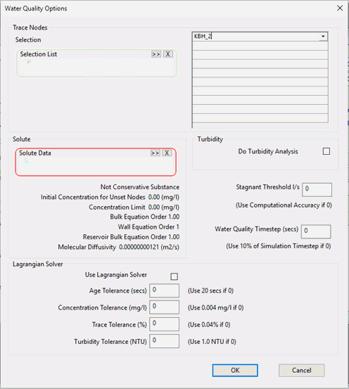 Water Quality Options