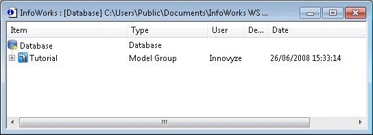 InfoWorks Explorer