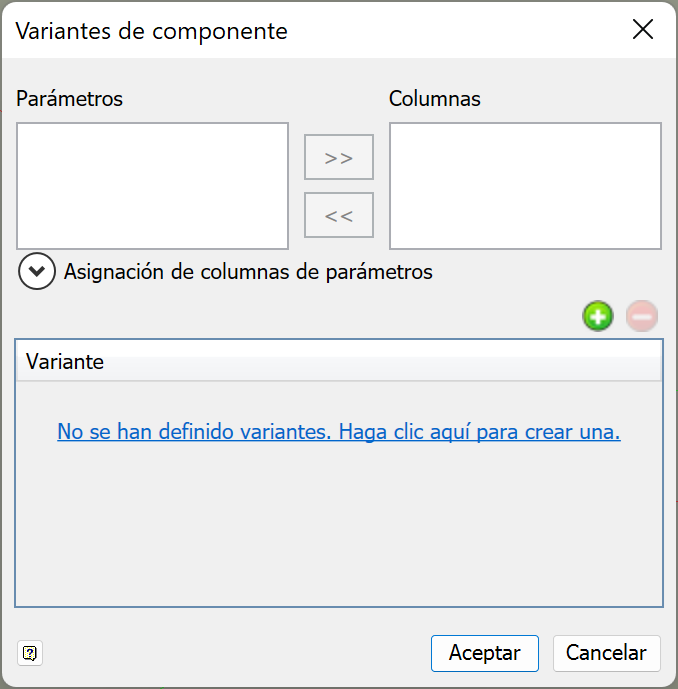 variantes de componentes después de
