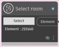 The selection node displays the element ID